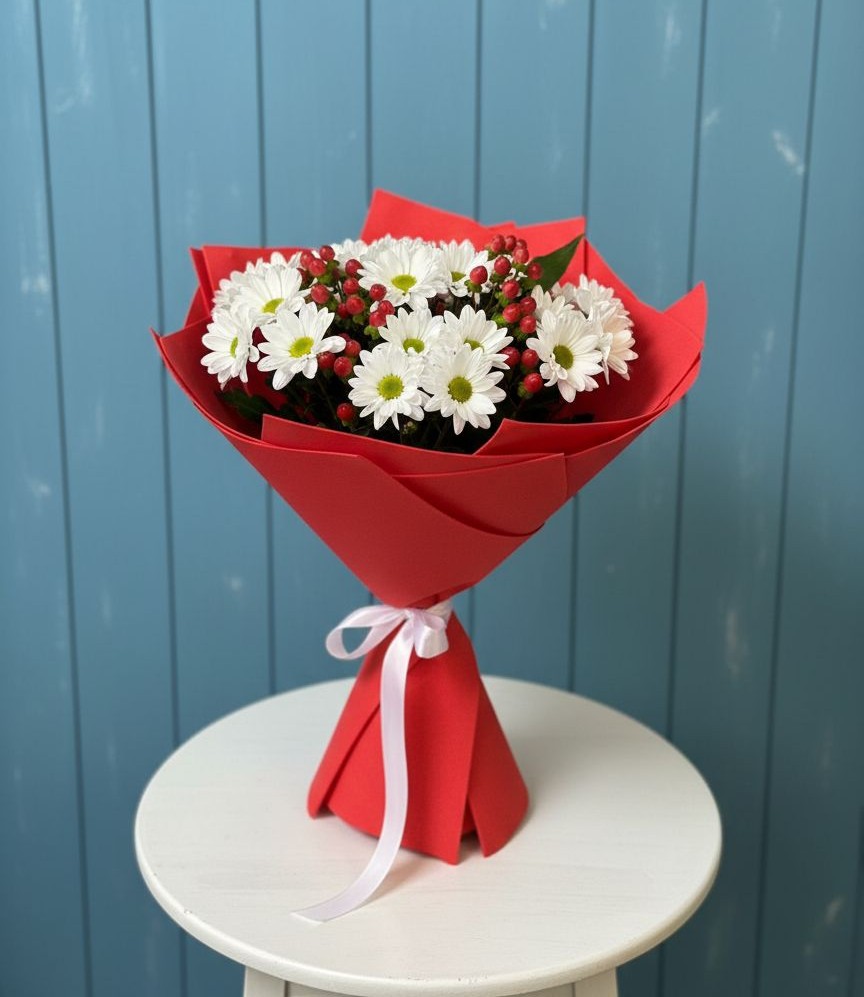 Букет цветов из: Хризантемы в Лохино