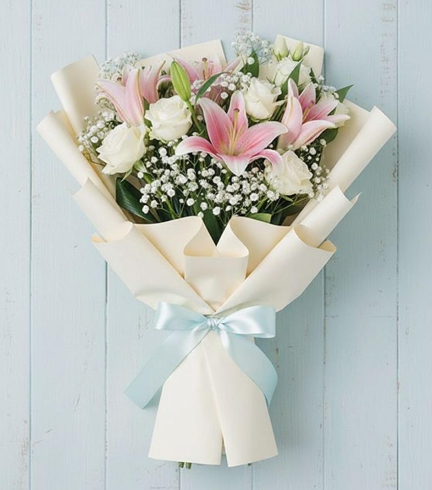 Букет цветов из: Лилии в Лохино