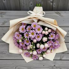 Букет цветов из:  Розы и Хризантемы в Лохино