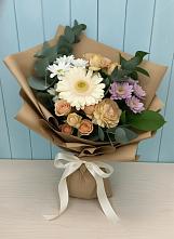 Букет цветов из:  Герберы и Хризантемы в Лохино
