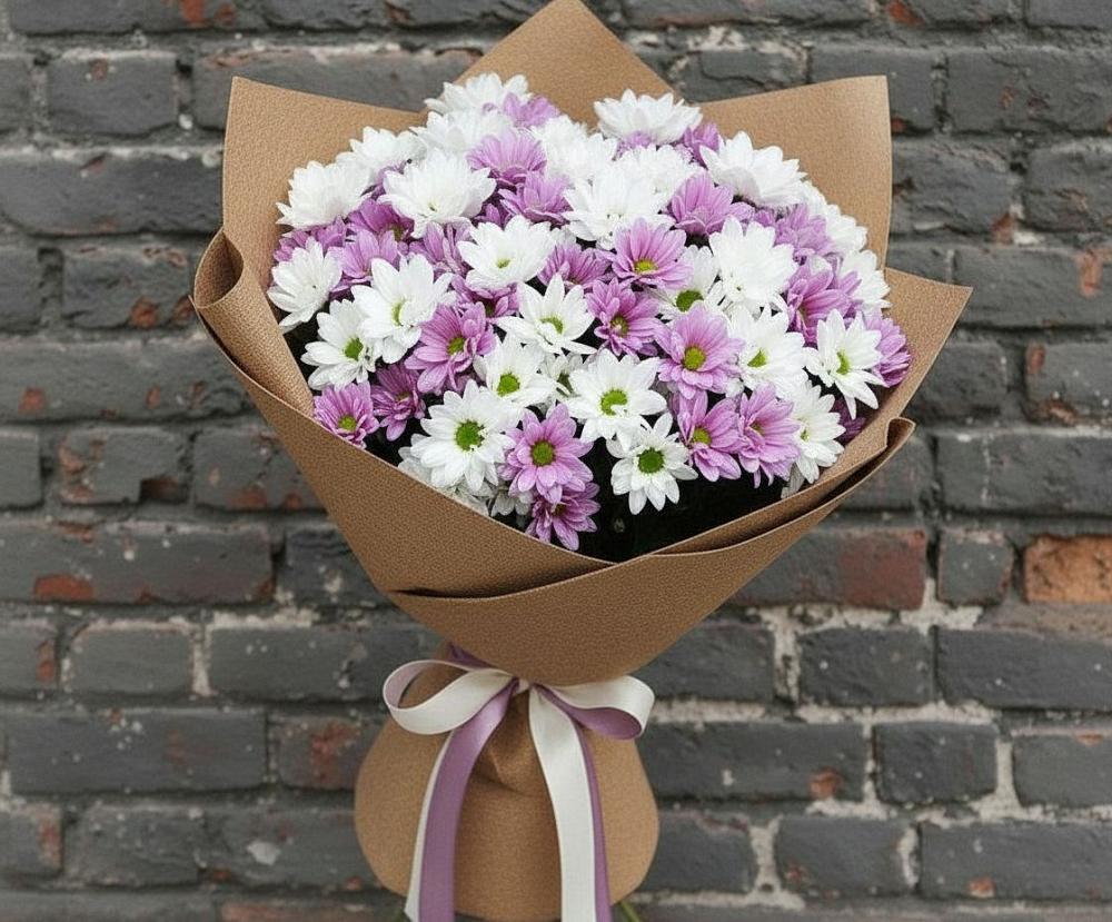 Букет цветов из: Хризантемы в Лохино